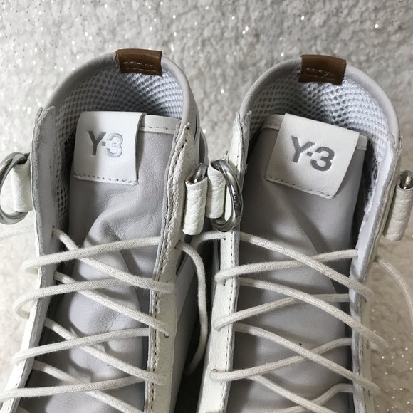 Adidas Y-3 TRINN White Sneakers, Sz US 6.5 / UK 5 - Picture 3 of 8